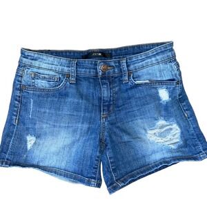 Joe’s Jeans Denim Distressed Shorts Size 26 ~